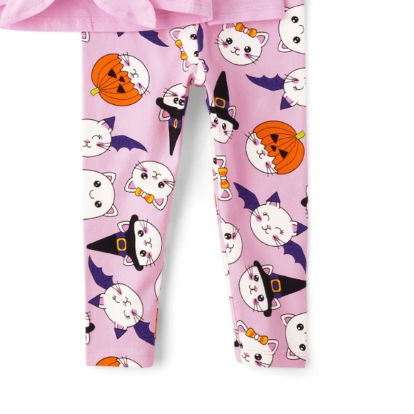 The Children’s Place Toddler Girls 2 PC Boo Cat Set Size 5T NWT - Picture 5 of 5